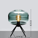 Axyaa Nordic Ceramic Table Lamp with Fabric Art Lampshade for Home Decor