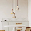 Axya Creamy Style Wabi-sabi LED Cement Pendant Lamp - Creative Japanese Designer Light