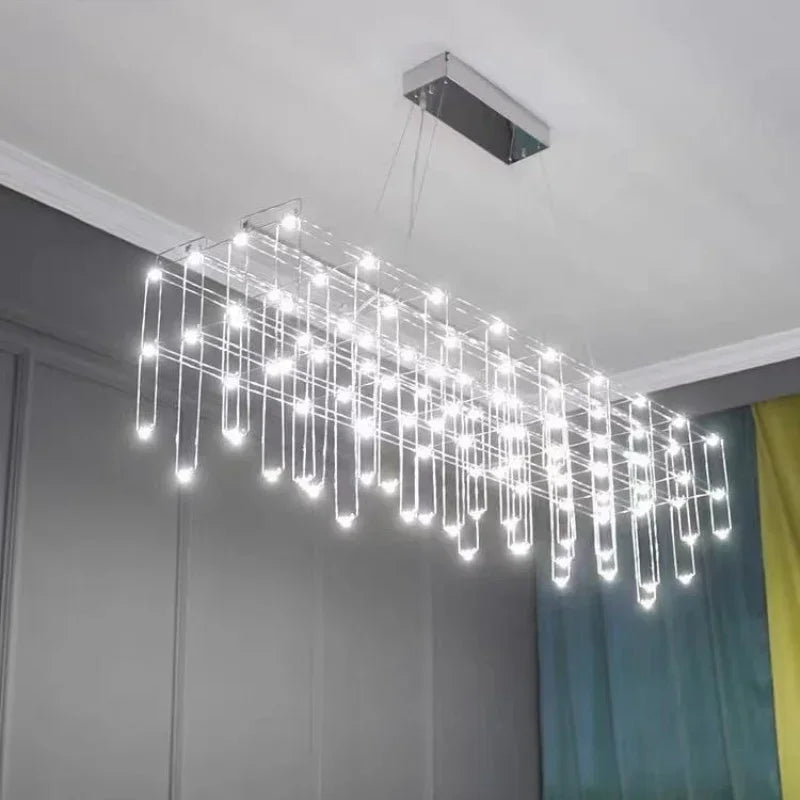 Axyaa Starry Chandelier Minimalist Lighting for Clothing Store and Bar