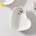 Axyaa Animal Ceramic Dish Set for Home Kitchen Seasoning - Japanese Style Mini Plate