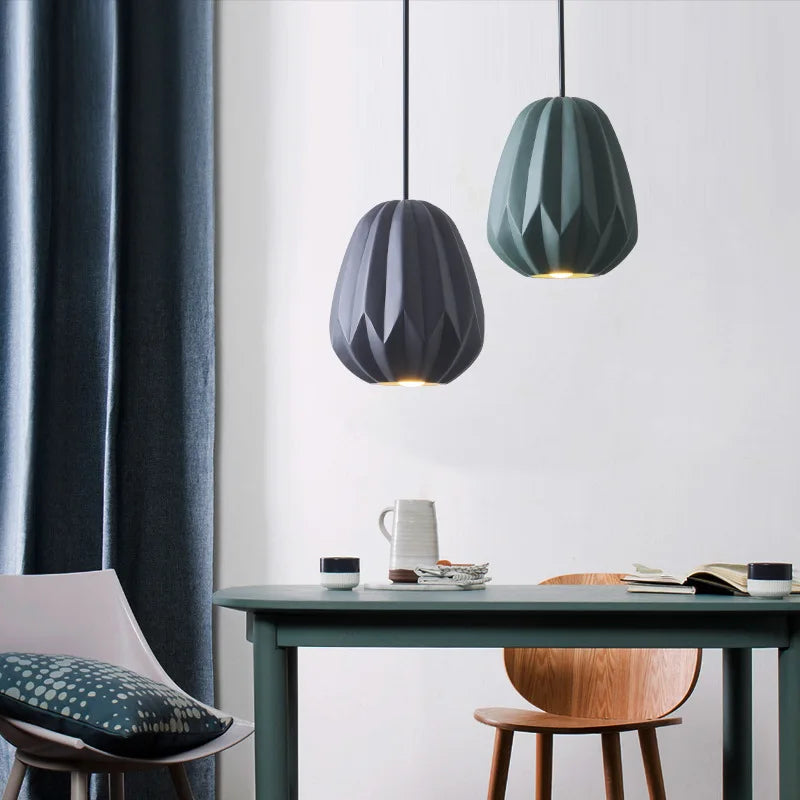 Axyaa Nordic Creative Pendant Light for Dining Room and Bedroom