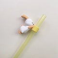 Axyaa Silicone Straw Covers for Starbucks 30oz Cup - Reusable Straw Cap Stopper