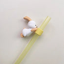 Axyaa Silicone Straw Covers for Starbucks 30oz Cup - Reusable Straw Cap Stopper