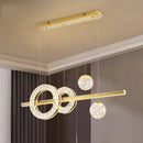 Axyaa Crystal Chandelier Indoor Ceiling LED Lighting for Living Room