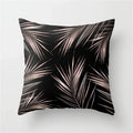 Axyaa Geometric Stripe Pillowcase with English Letter Design