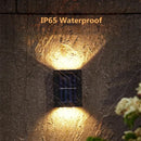 Axyaa Solar LED Outdoor Light Sensor Streetlights Waterproof Wall Lamp
