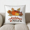 Axyaa Fall Pumpkin Flower Happy Fall Pillow Cover for Sofa Bedroom Car