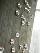 Axyaa Crystal Outdoor Wall Lamp - Waterproof Stair Aisle Light