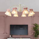 Axyaa Pink Bow Eye Protection Ceiling Pendant Lamp
