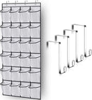 Axyaa 24-Pocket Over-the-Door Hanging Shoe Organizer