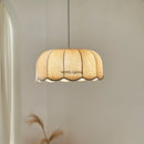 Axyaa Wavy Fabric Pendant Light: Nordic Style Chandelier for Bedroom & Restaurant decor