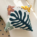 Axyaa Nordic Fresh Flower Embroidered Pillowcase - Home Decor Sofa Cushion Cover