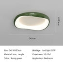 Axyaa Circle LED Ceiling Lamp: Dimmable Full Spectrum Light for Home Decor