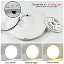 Axyaa Ultra Thin LED Ceiling Lamps for Bedroom & Living Room with Various Light Options