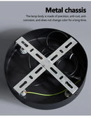 Axyaa Nordic Black White LED Ceiling Light for Home Living Room Bedroom Lighting