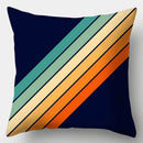 Axyaa Geometric Color Splicing Pillowcase 45x45cm Modern Home Decor