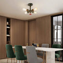 Axya Industrial Water Pipe Ceiling Light with 4 Lights for Living Room & Restaurant