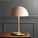Axyaa Mushroom Table Lamp, Pink Night Light, American Style, Villa Bedroom, Study Desk