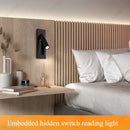 Axyaa Adjustable LED Reading Wall Lamp for Bedroom Bedside Lighting