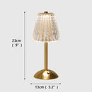 Axyaa Nordic Crystal Touch Desk Lamp LED Dimmable Bedside Lamp