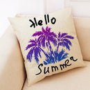 Axyaa Summer Linen Pillowcase for Home and Office Decoration
