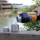 Axyaa All Steel Stainless Steel Vacuum Flask Insulated Tumbler 1500ml Capacidad