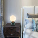 Axyaa Marble Table Lamp: Modern Nordic Glass Light for Living Room, Bedroom, Study