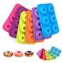 Axyaa Silicone Donut Mold: Non-Stick DIY Baking Pastry Tools for Cakes, Cookies & Chocolates