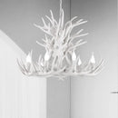 Axyaa Antler Resin Deer Horn Pendant Chandelier - Home Decor Lamp