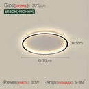 Axyaa LED Ceiling Light with Remote Control - Modern Living Room Bedroom Dining Fixture