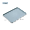 Axyaa Green Plastic Food Tray for Kitchen and Hotel Dessert Serving