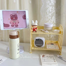 Axyaa 2 Layer Desktop Storage Rack - Cute & Kawaii Cosmetic Jewelry Organizer