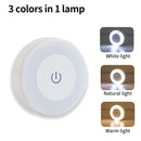 Axyaa LED Book Light: Touch Switch, 3-Color Dimmable, Portable Night Lamp