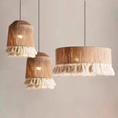 Axyaa Hemp Rope Pendant Chandelier - Nordic Minimalist LED Lighting