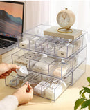 Axyaa Plastic Desktop Cable Storage Box for Organizing Wires and Cords
