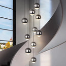 Axyaa Pendant Light: Modern LED Chandelier for Indoor Dining Room Lighting