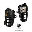 Axyaa LED Daytime Running Lights Turn Signal Headlight Fog Lamp for Kia RIO 2017-2020