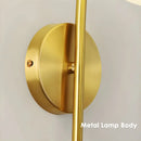 Modern Copper Black Metal Wall Lamp Axyaa Brand Glass Ball LED Wall Lights TV Sofa Background