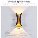 Axyaa 10W LED Outdoor Wall Lamp Aluminum Waterproof Garden Porch Lights