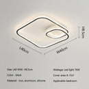 Axyaa Square LED Ceiling Lamp Dimmable Bedroom Living Room Lights