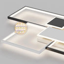 Axyaa Modern LED Chandeliers - 2024 Dimmable Ceiling Lights for Living, Dining, Bedroom