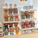 Axyaa Labubu Dolls Blind Box Display Rack - Transparent Acrylic Plush Toy Organizer