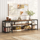 Axyaa 78" TV Stand for TVs up to 85", 3-Tier Media Console Table