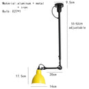 Axyaa Adjustable LED Pendant Lamp for Bedrooms, Living Rooms, and Study Rooms