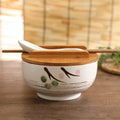Axyaa Pottery Set: Bowls, Spoons, Chopsticks, Rice Bowls, Noodles, Soups, Salads, Tableware, Containers