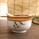 Axyaa Pottery Set: Bowls, Spoons, Chopsticks, Rice Bowls, Noodles, Soups, Salads, Tableware, Containers