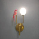 Axyaa Nordic Modern Bird Egg Wall Lights with Milk White Lampshade, Iron Art Luxury Bed Lighting