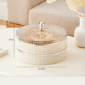 Axyaa Multi-layer Fruit Plate Dried Fruit Dish, Elegant Snack Tray for Home Décor