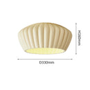 Axyaa French Cream Style Ceiling Lamp: Nordic Minimalist LED Lighting