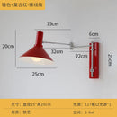 Axyaa Retro Swing Arm Wall Lamp for Modern Bedroom Living Room